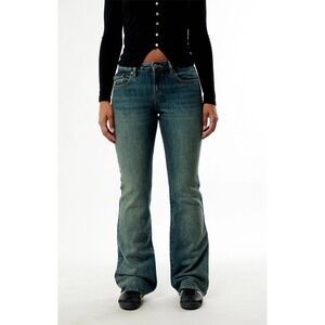 NWT PacSun Jade Low Rise Bootcut Jeans Marna Wash Rigid Denim Size 24